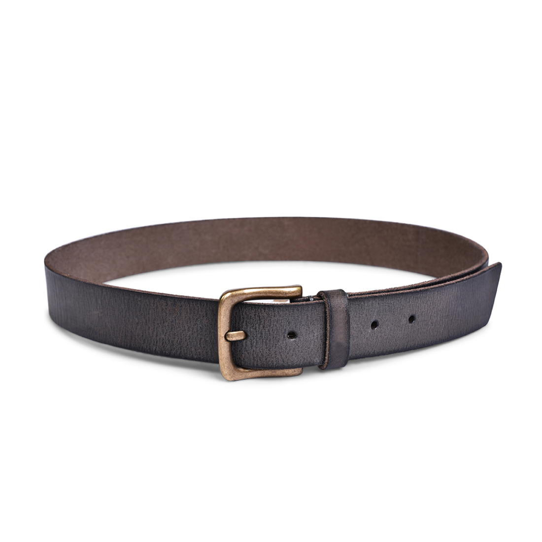 Belwaba Men Casual Grey Genuine Leather Belt