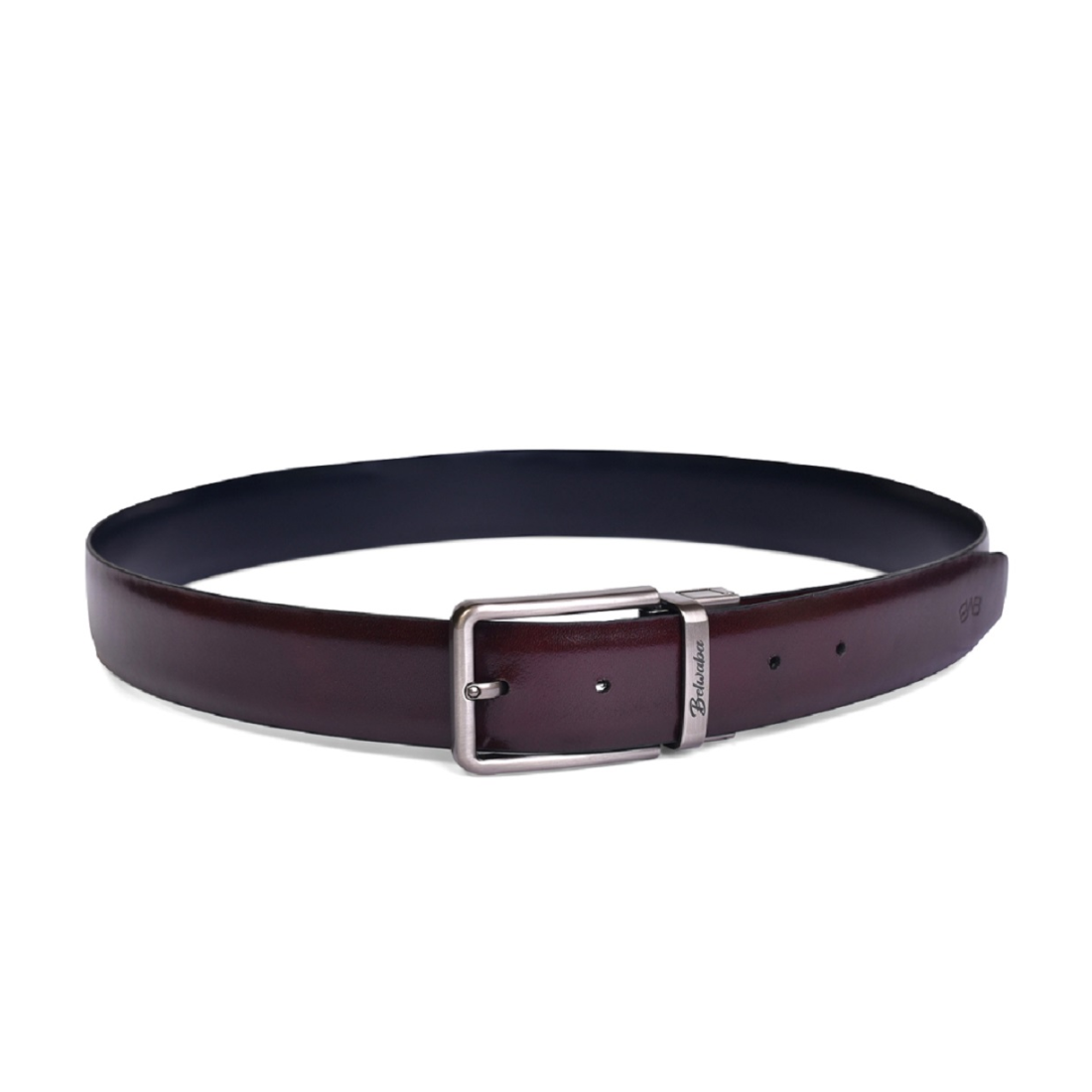 Belwaba Men Formal Multicolor Genuine Leather Reversible Belt