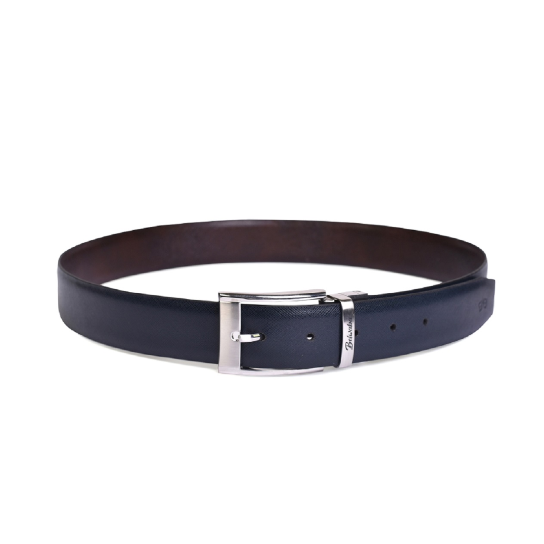 Belwaba Men Formal Multicolor Genuine Leather Reversible Belt