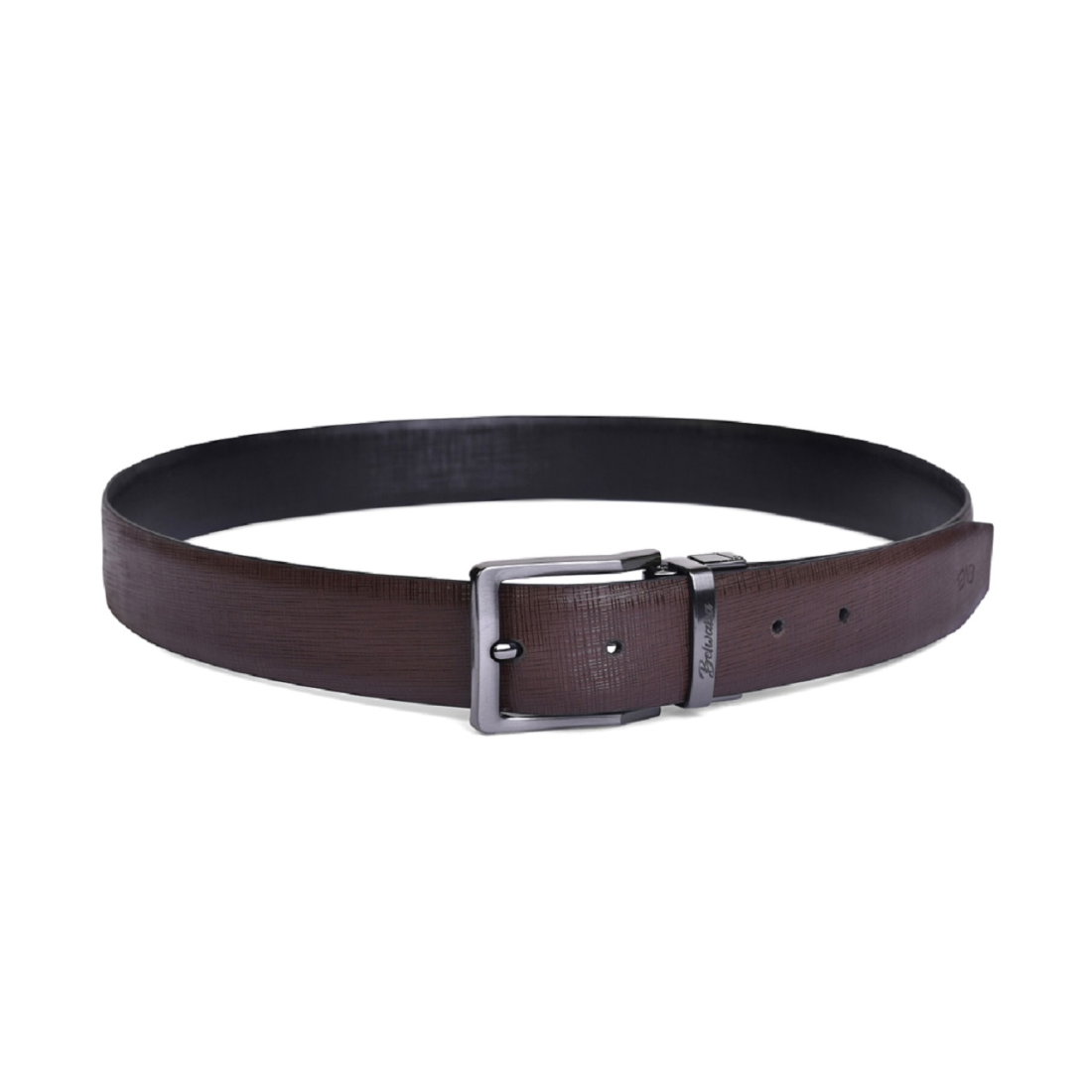 Belwaba Men Formal Multicolor Genuine Leather Reversible Belt