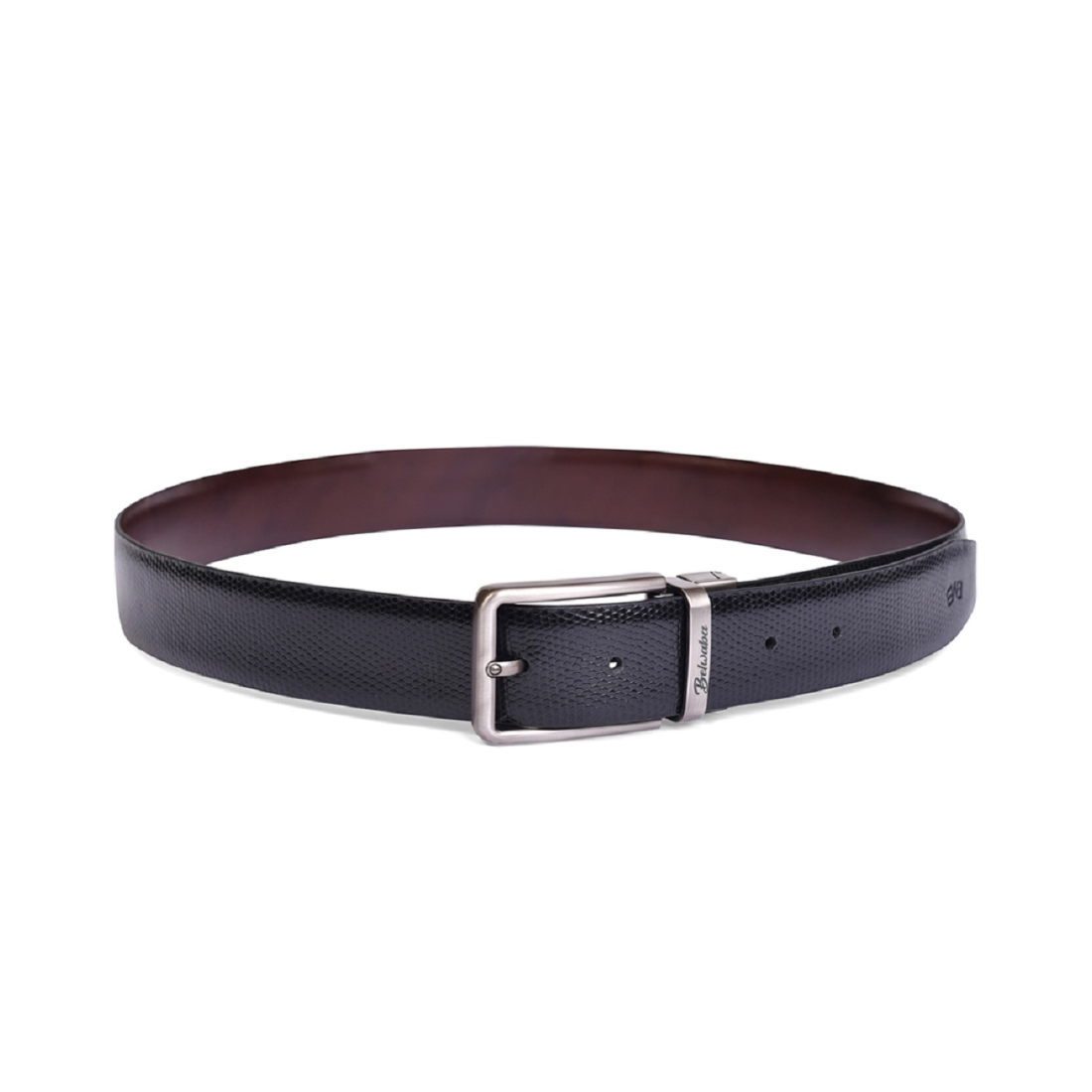 Belwaba Men Formal Multicolor Genuine Leather Reversible Belt