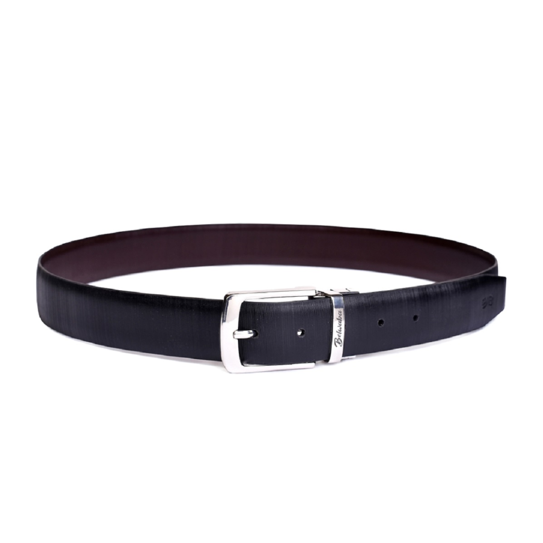 Belwaba Men Formal Multicolor Genuine Leather Reversible Belt