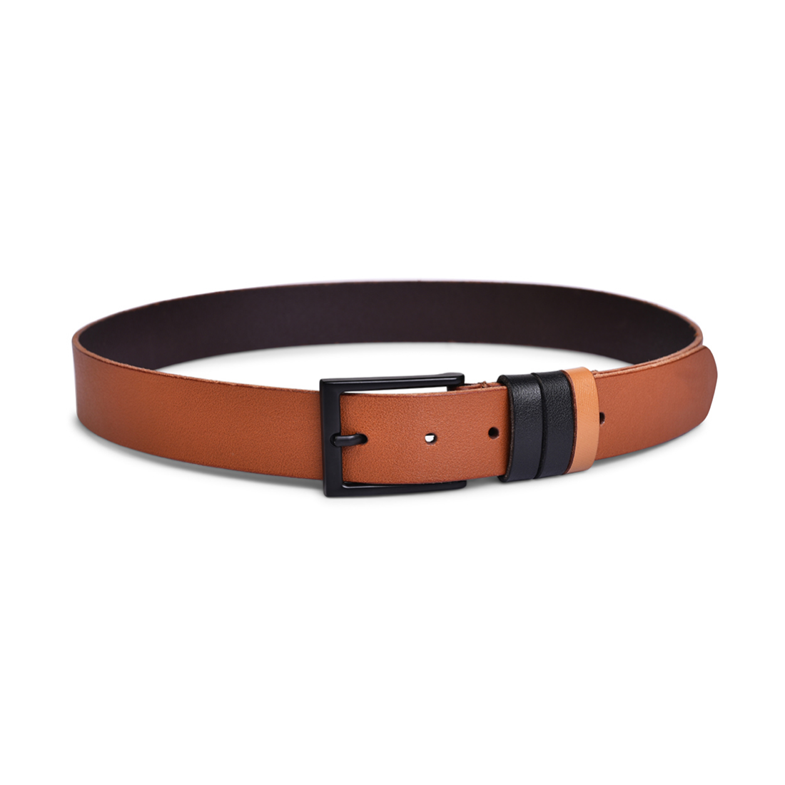 Belwaba Men Casual Tan Genuine Leather Belt