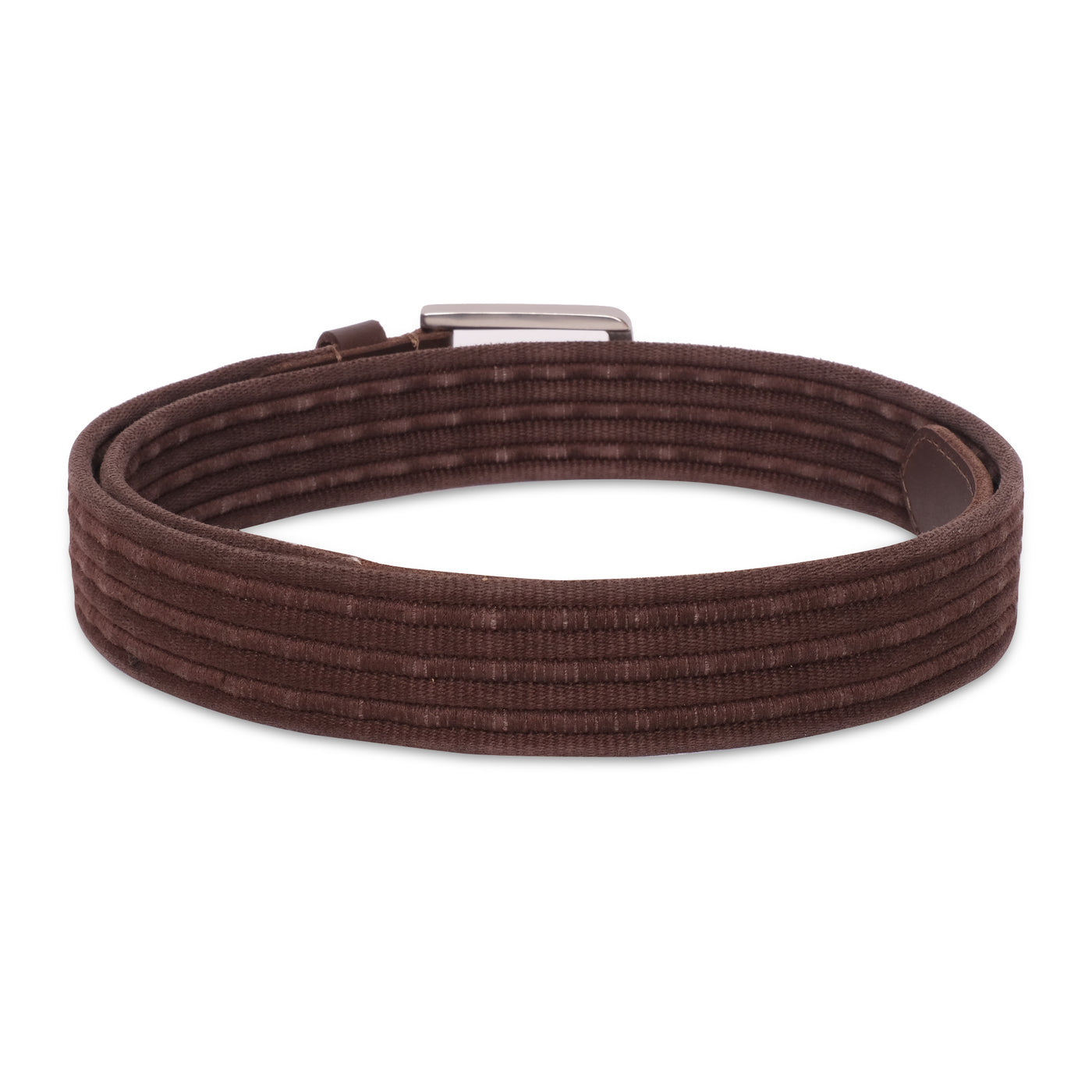 Belwaba Men Casual Brown Webbing Belt