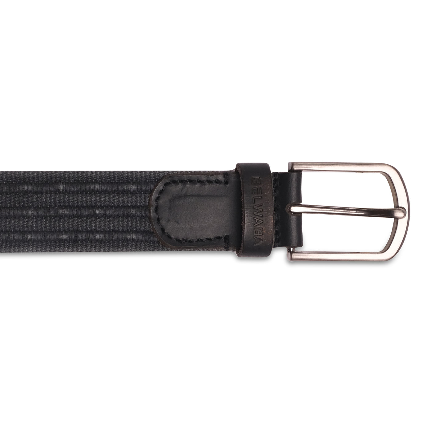 Belwaba Men Casual Stone Webbing Belt