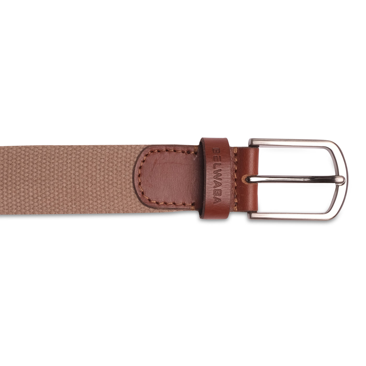 Belwaba Men Casual Brown Webbing Belt