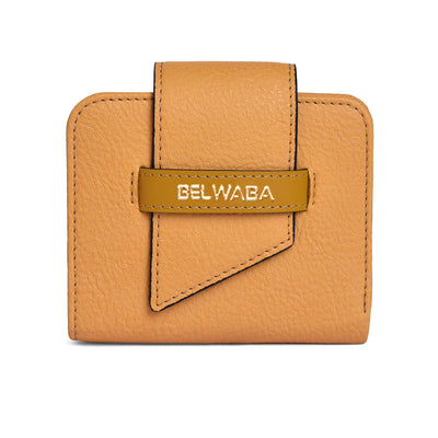 Belwaba Faux Leather Small Women's Wallet with Detachable Coin Purse Zipper