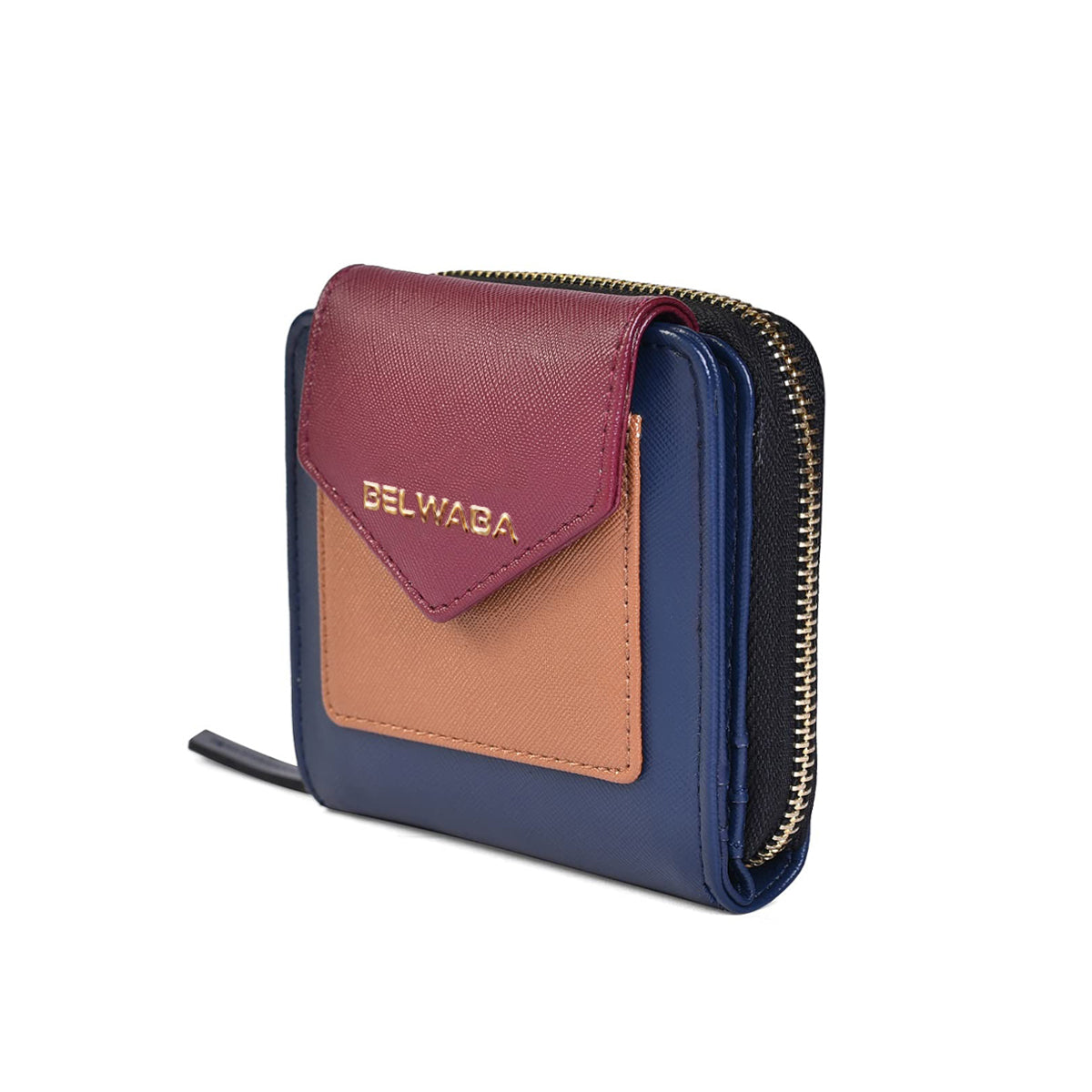 Belwaba Faux Leather Multi Color Womens Wallet