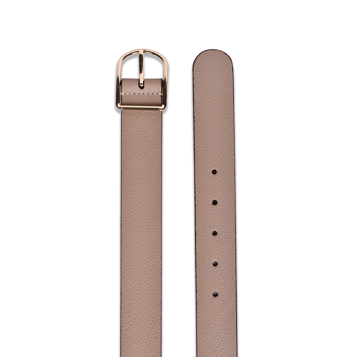 Belwaba Women Casual Beige Artificial Leather Belt