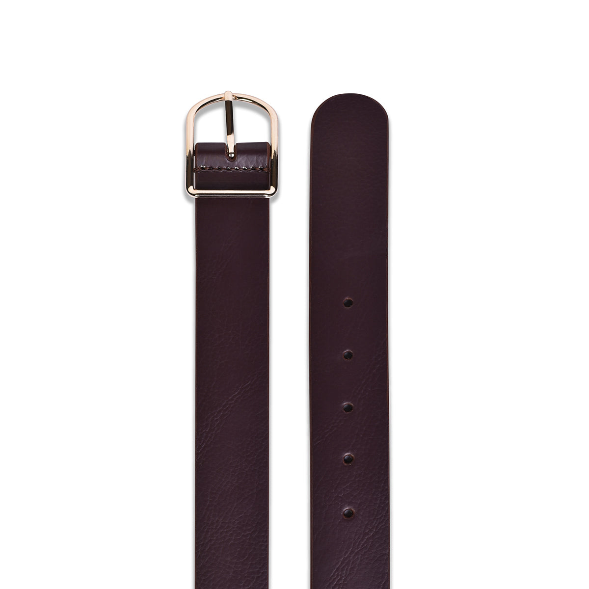 Belwaba Women Casual Maroon Artificial Leather Belt