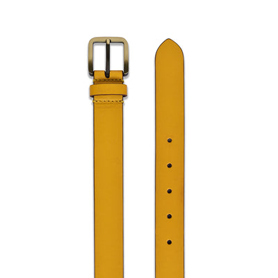 Belwaba Genuine Leather Yellow women's Belt