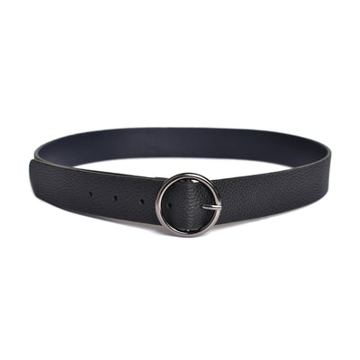 Belwaba | Vegan Leather Black women's Belt