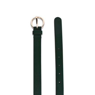 Belwaba | Vegan Leather Green women's Belt