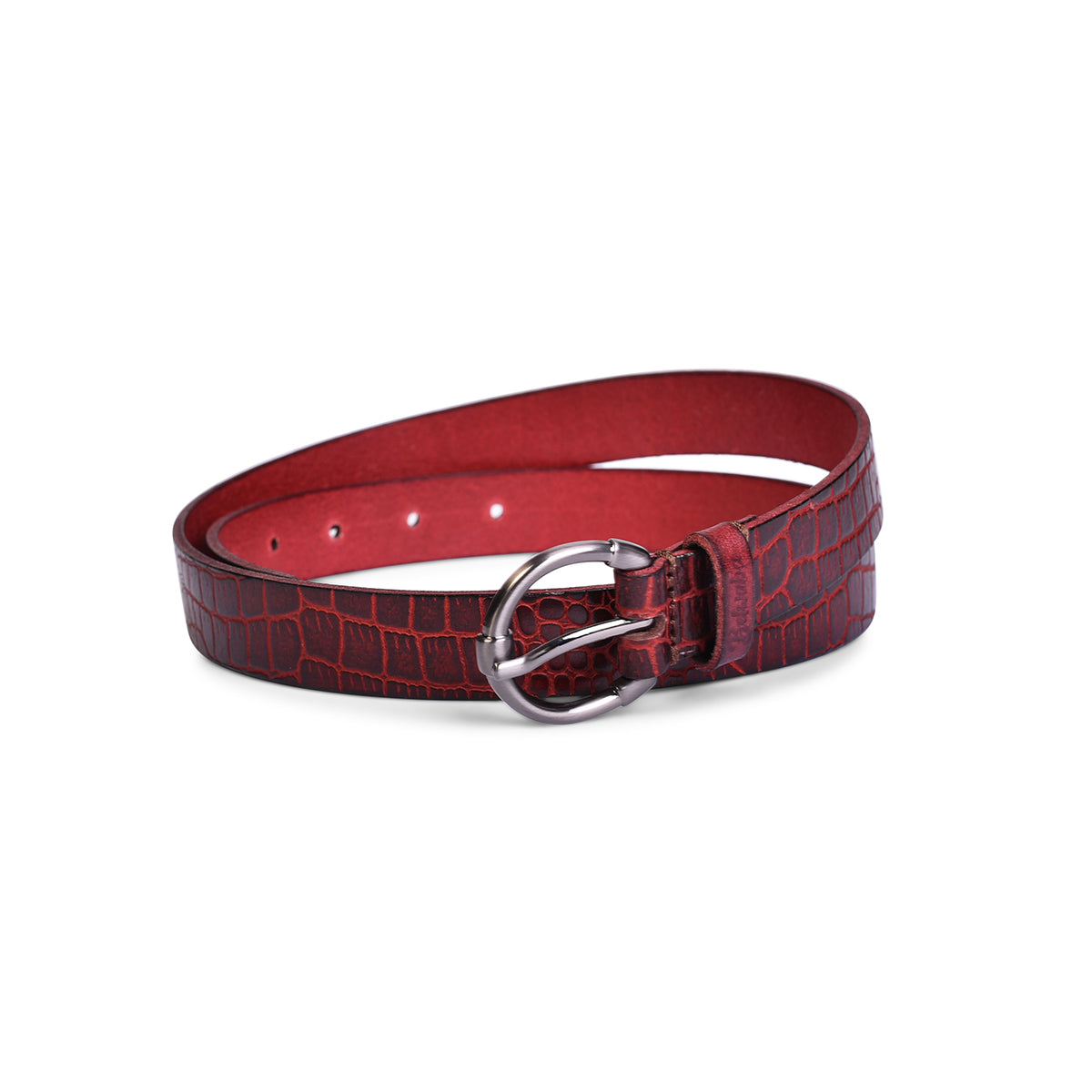 Belwaba | Genuine Leather Red women's Belt