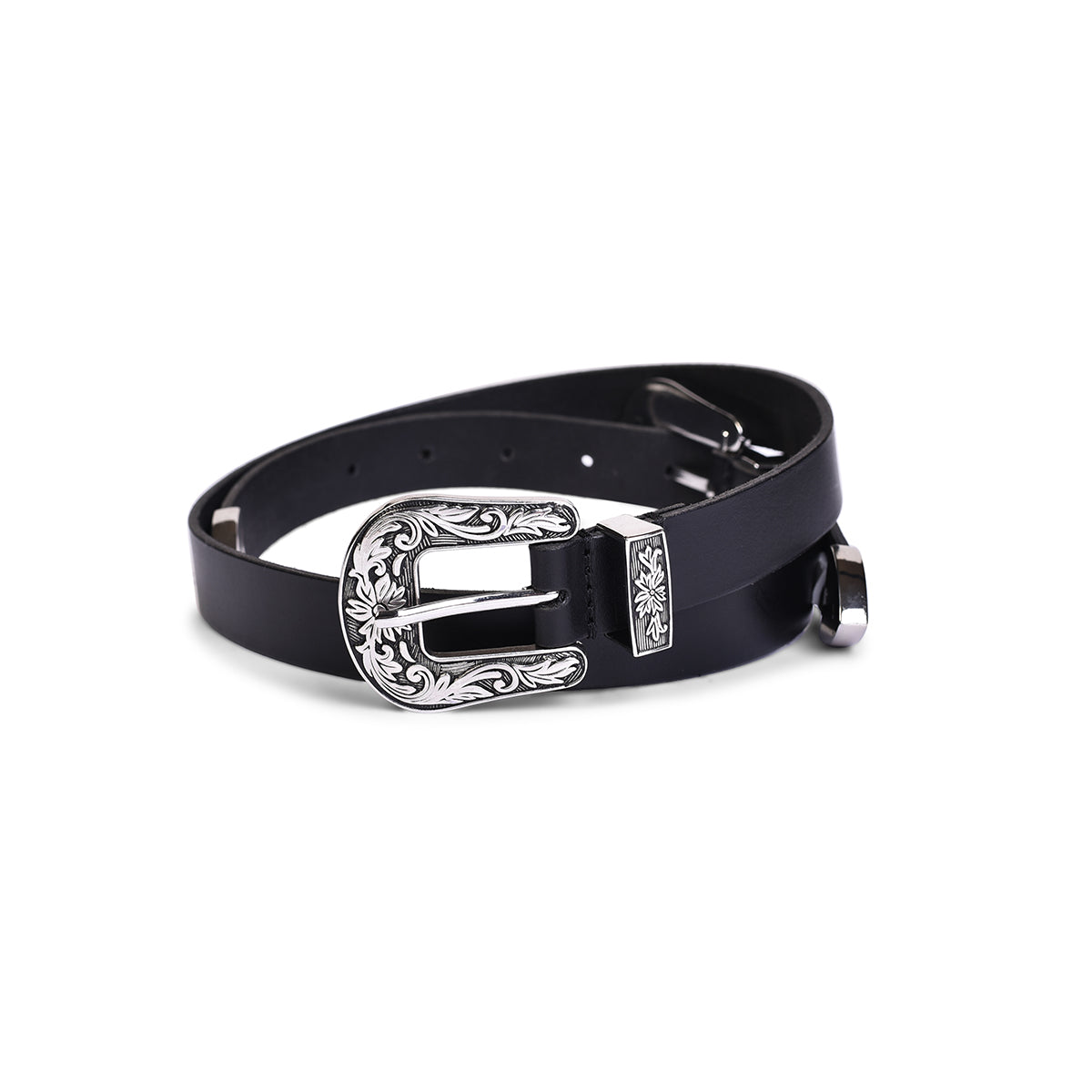 Belwaba Genuine Leather Black women's Belt