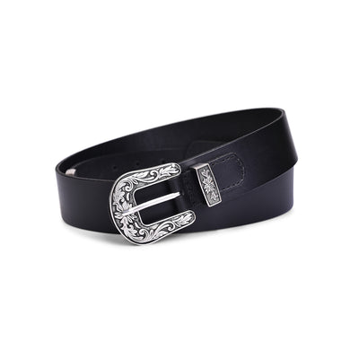 Belwaba Genuine Leather Black women's Belt