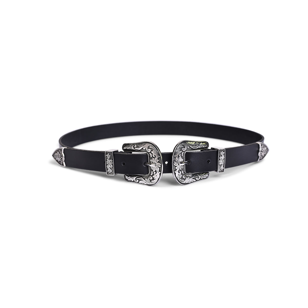 Belwaba Genuine Leather Black women's Belt