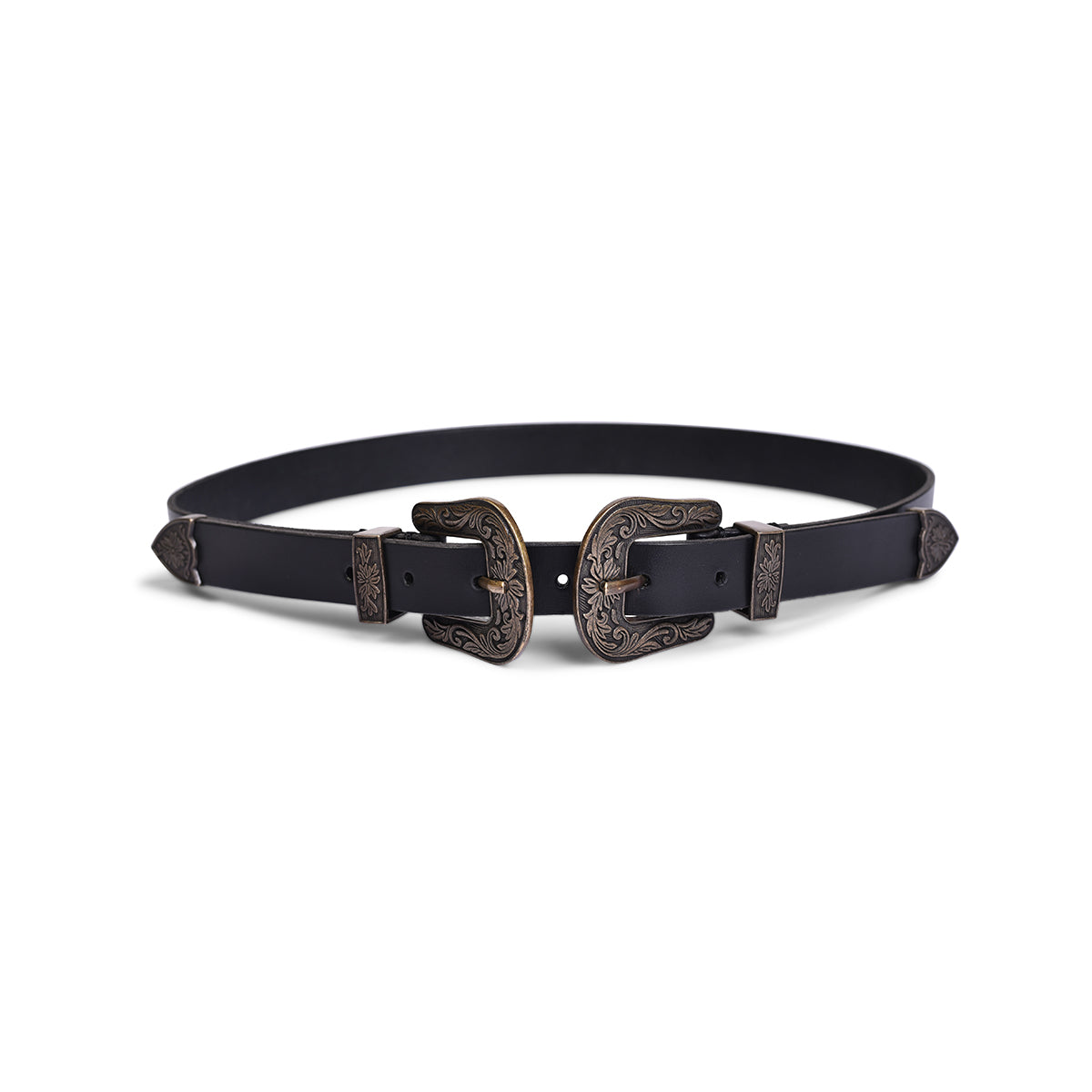 Belwaba Genuine Leather Black women's Belt