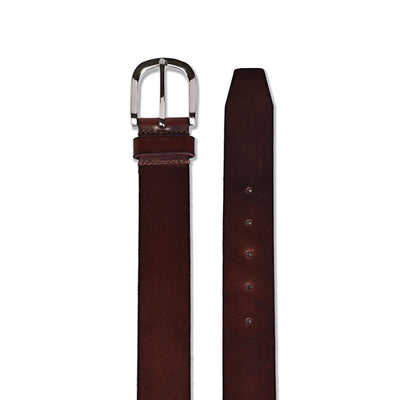 Belwaba Men Brown Genuine Leather Belt