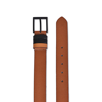 Belwaba Men Casual Tan Genuine Leather Belt