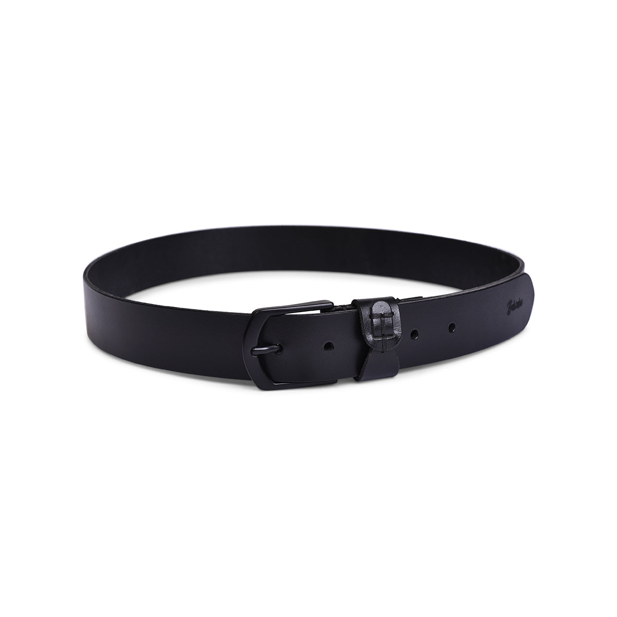 Belwaba Men Casual Black Genuine Leather Belt