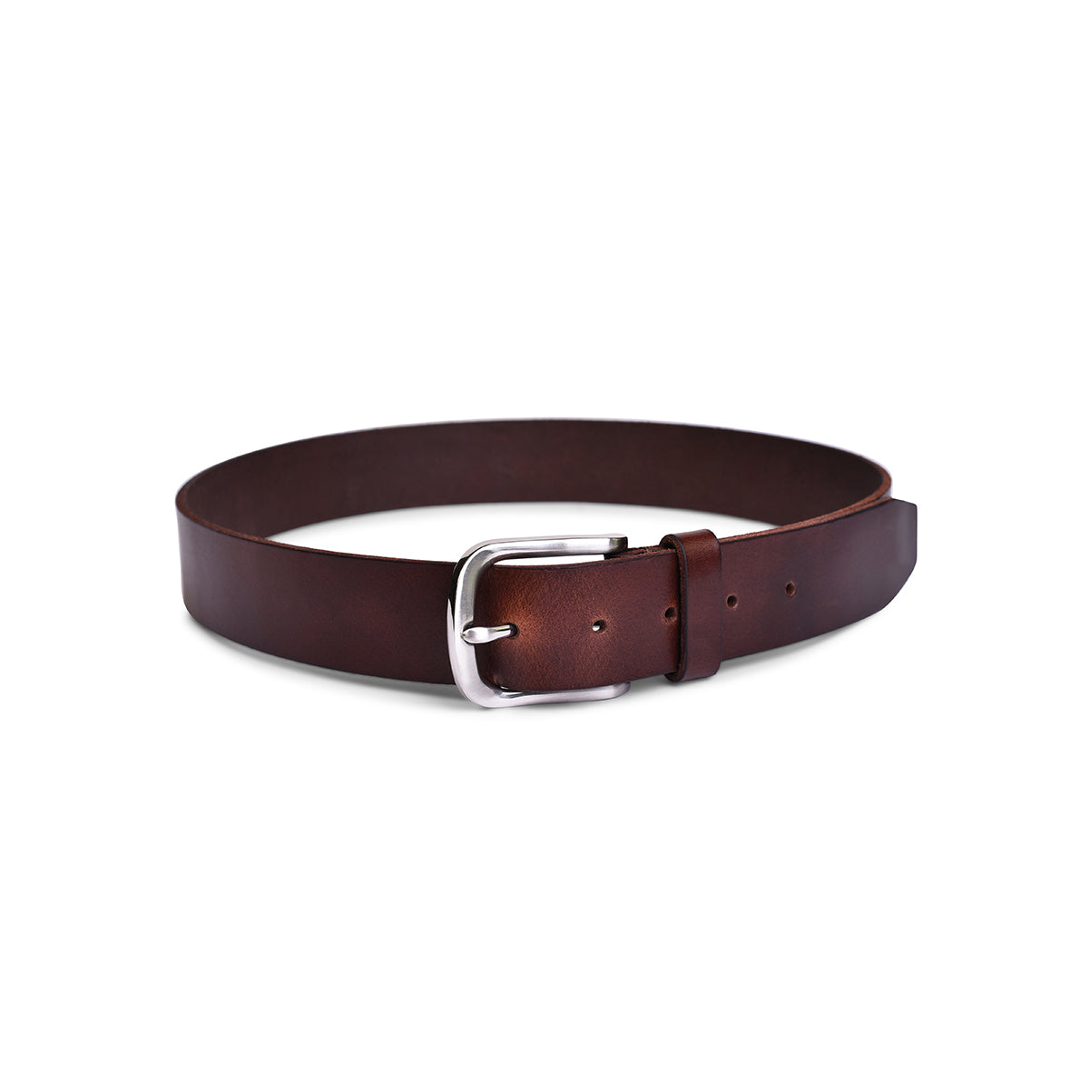 Belwaba Men Brown Genuine Leather Belt