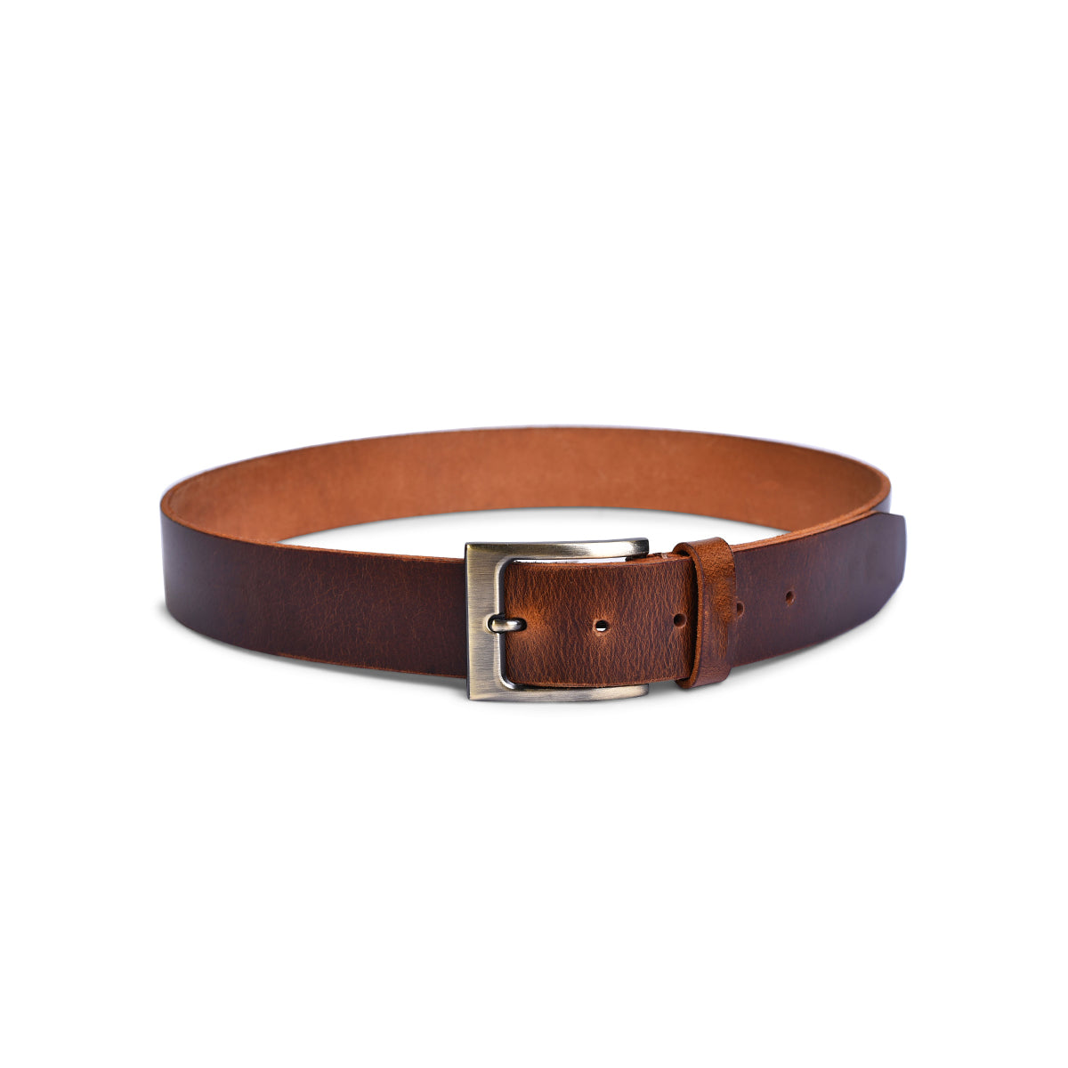 Belwaba Men Casual Brown Genuine Leather Belt