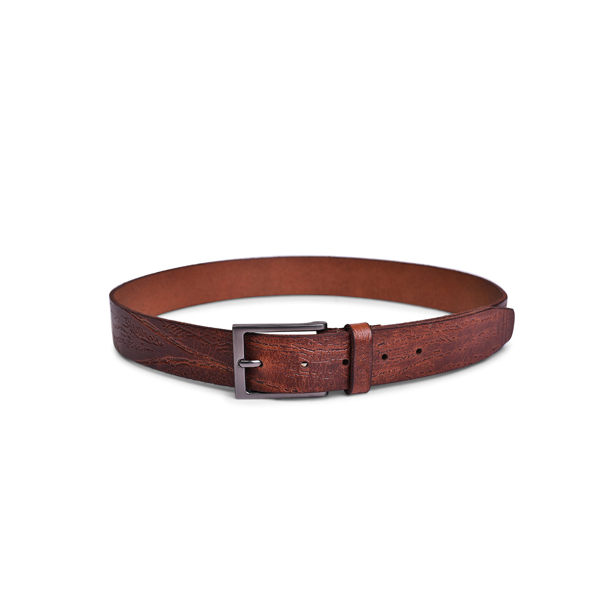 Belwaba Men Casual Brown Genuine Leather Belt