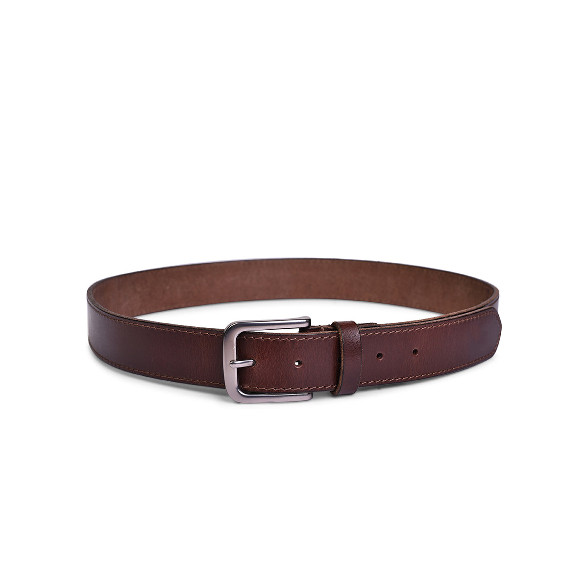 Belwaba Men Casual Brown Genuine Leather Belt