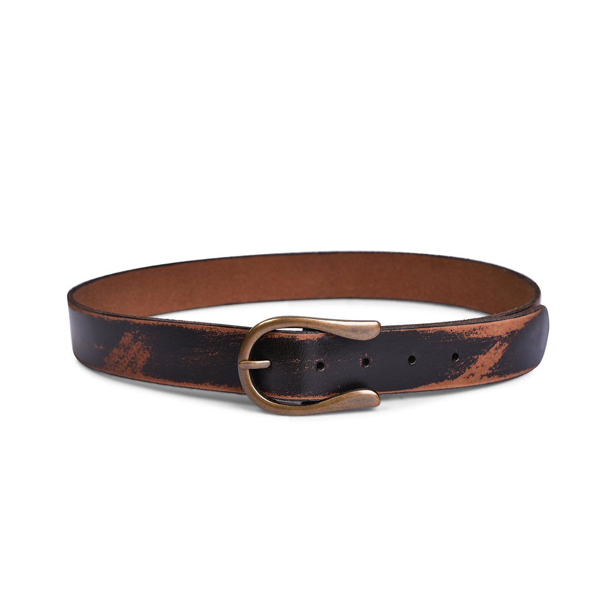 Belwaba Men Casual Brown Genuine Leather Belt