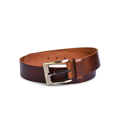 Belwaba Men Casual Brown Genuine Leather Belt