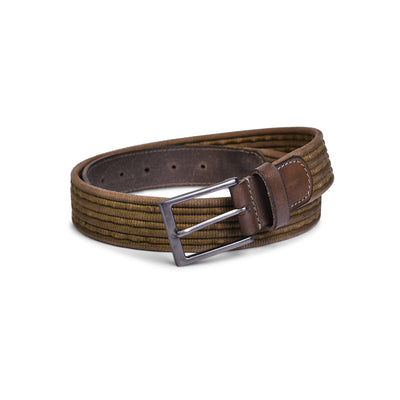 Belwaba Men Casual Brown Webbing Belt