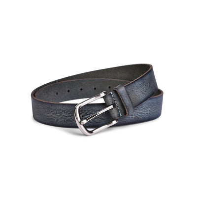 Belwaba Men Casual Blue Genuine Leather Belt