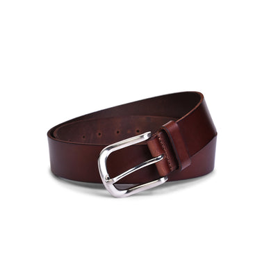 Belwaba Men Brown Genuine Leather Belt