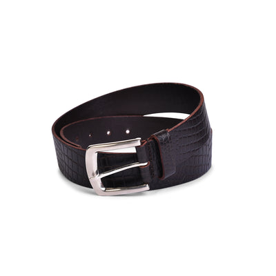 Belwaba Men Casual Brown Genuine Leather Belt