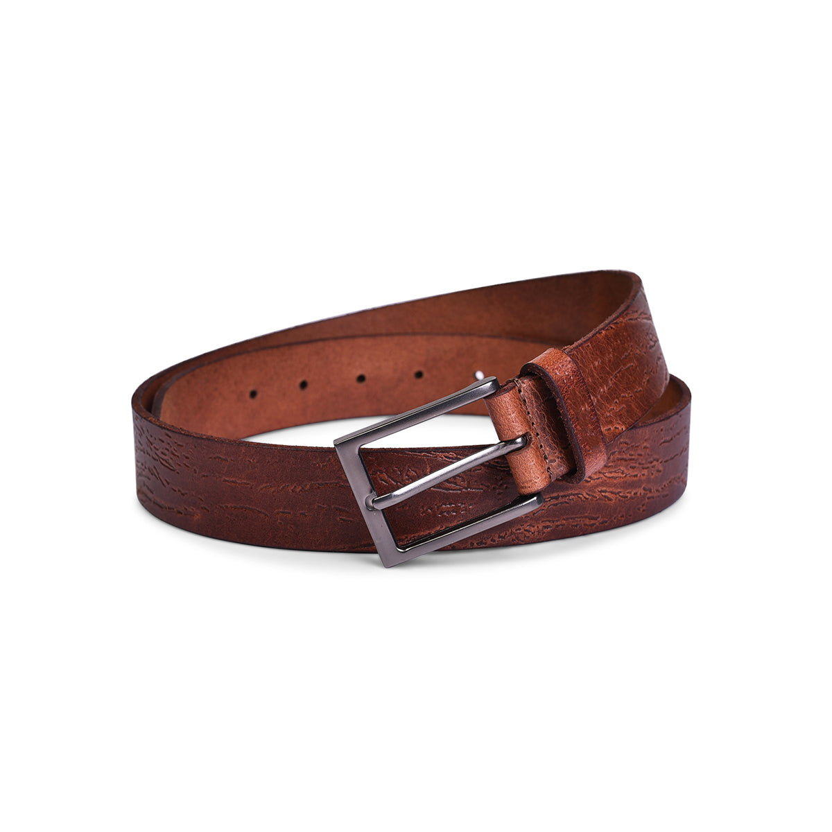 Belwaba Men Casual Brown Genuine Leather Belt