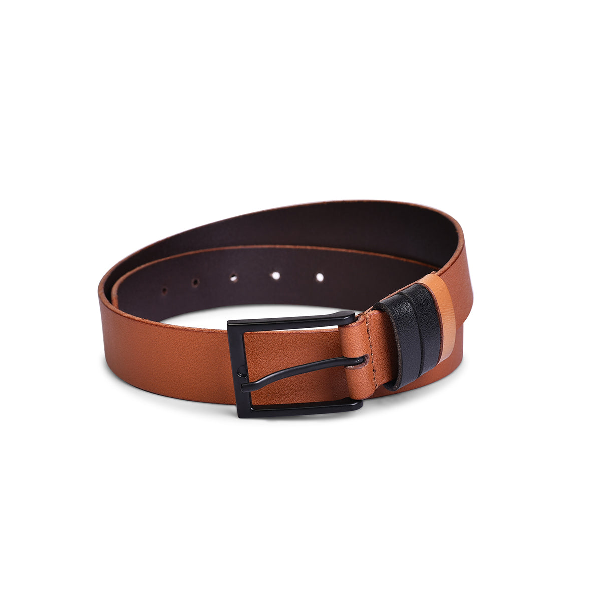 Belwaba Men Casual Tan Genuine Leather Belt