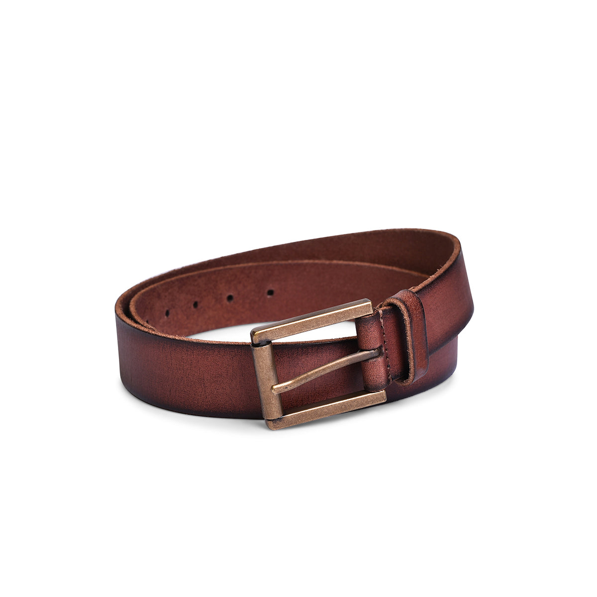 Belwaba Men Casual Brown Genuine Leather Belt