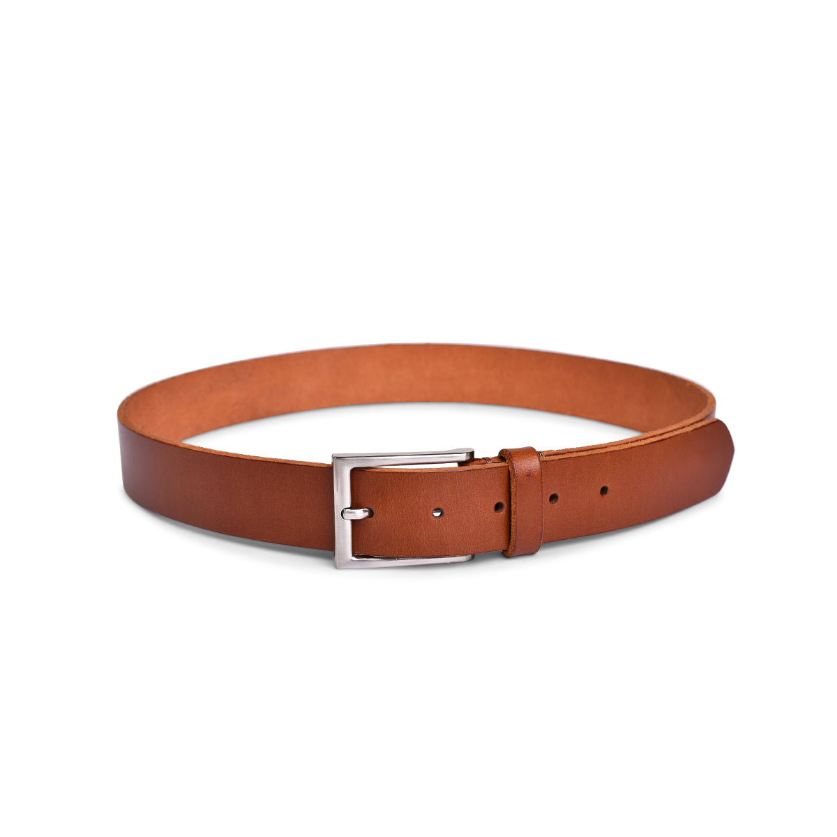 Belwaba Men Casual Tan Genuine Leather Belt