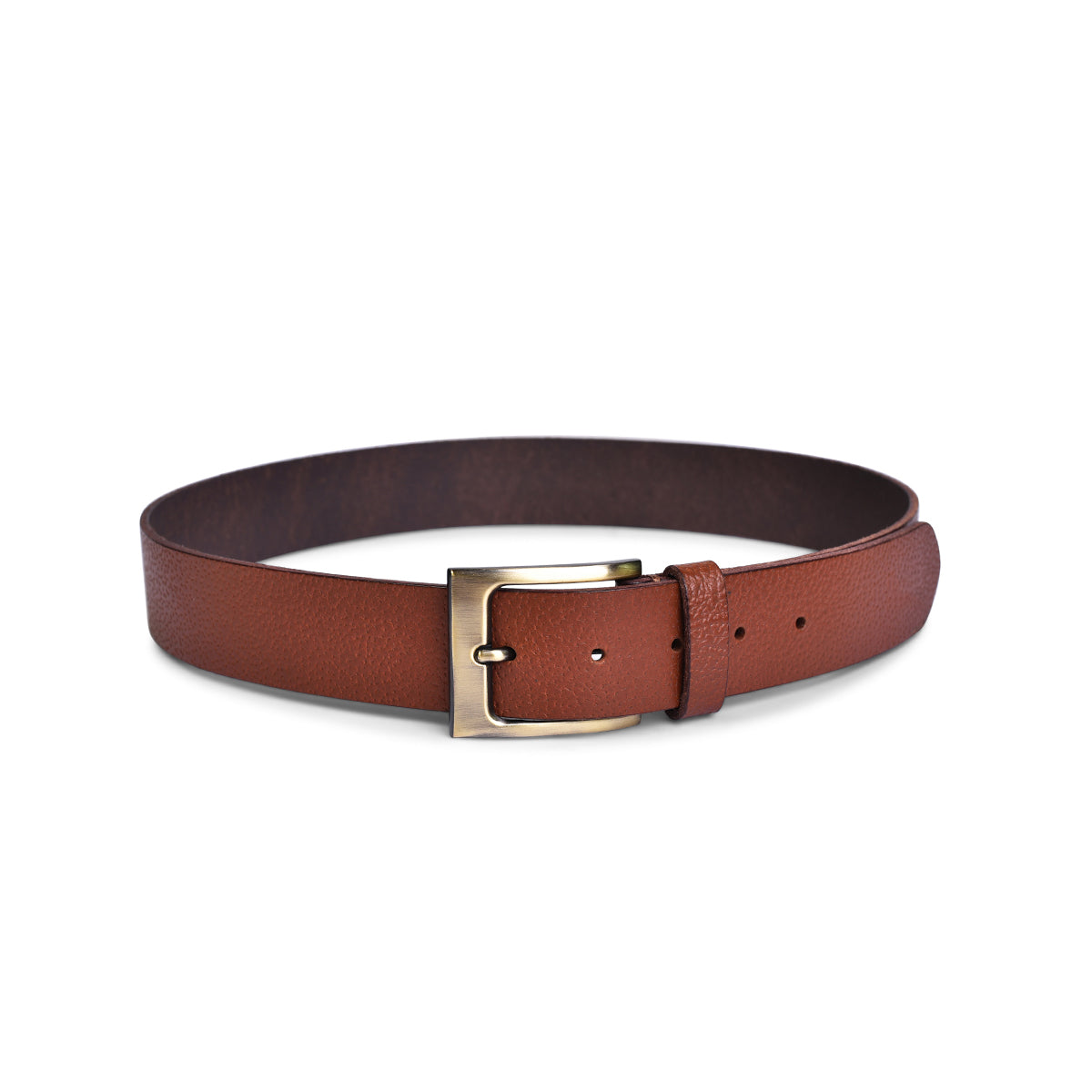 Belwaba Men Casual Brown Genuine Leather Belt