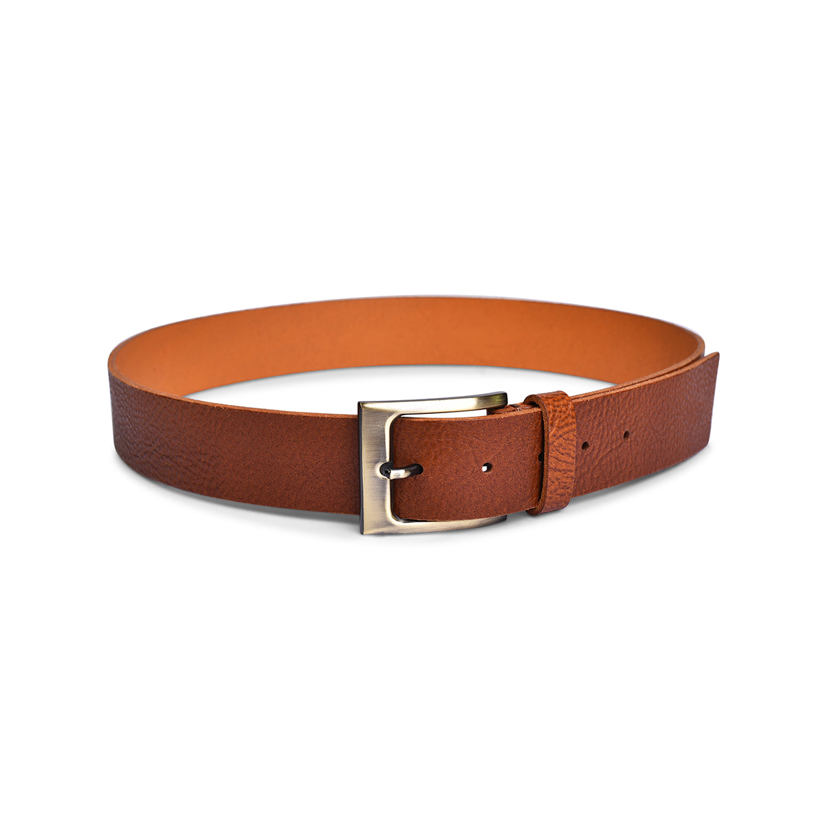 Belwaba Men Casual Tan Genuine Leather Belt