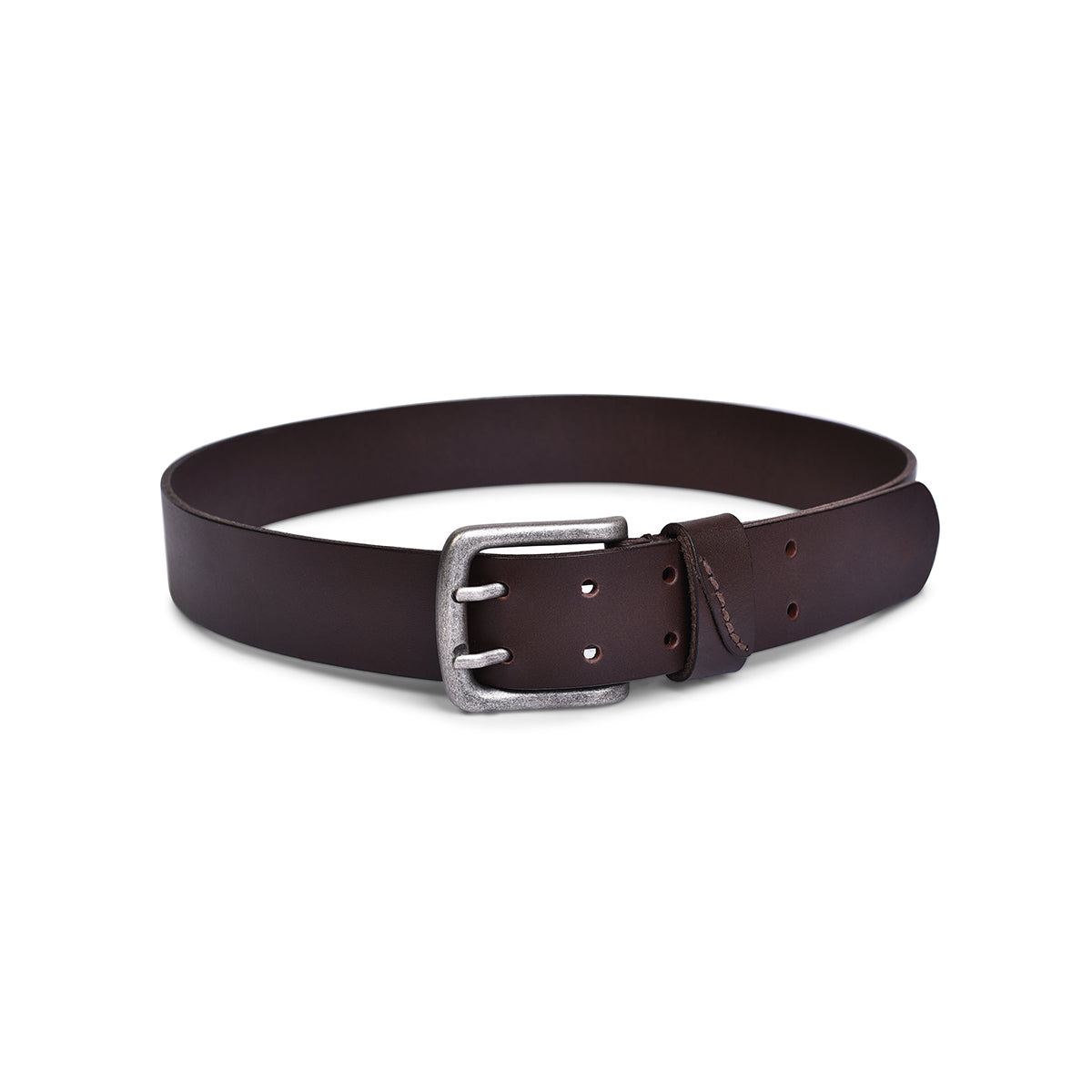 Belwaba Men Casual Brown Genuine Leather Belt