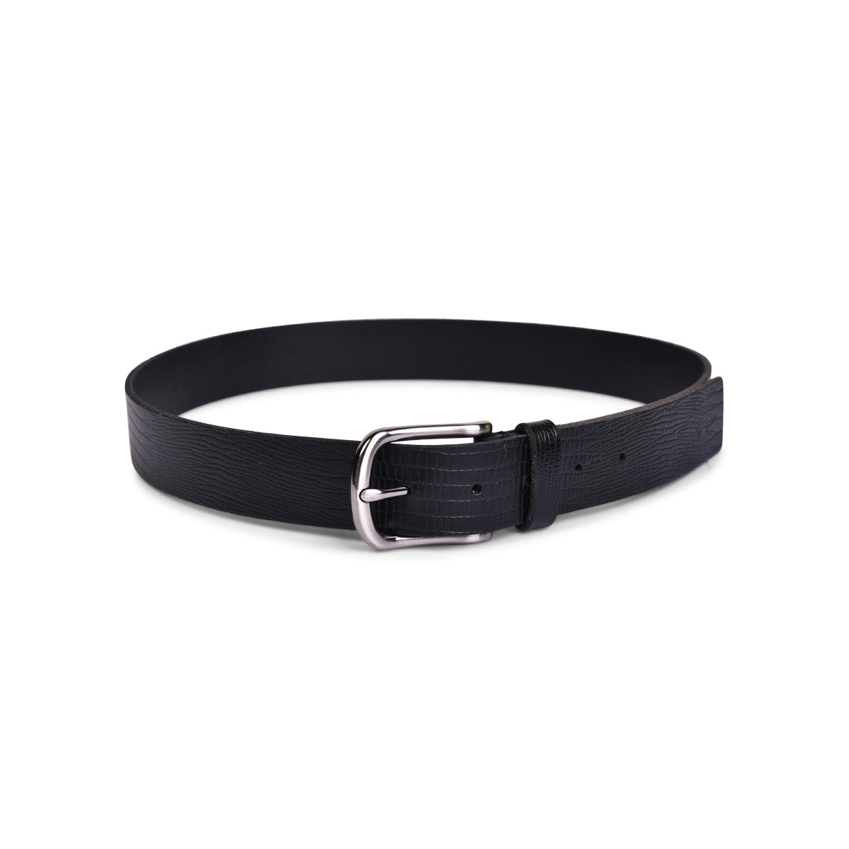 Belwaba Men Casual Black Genuine Leather Belt