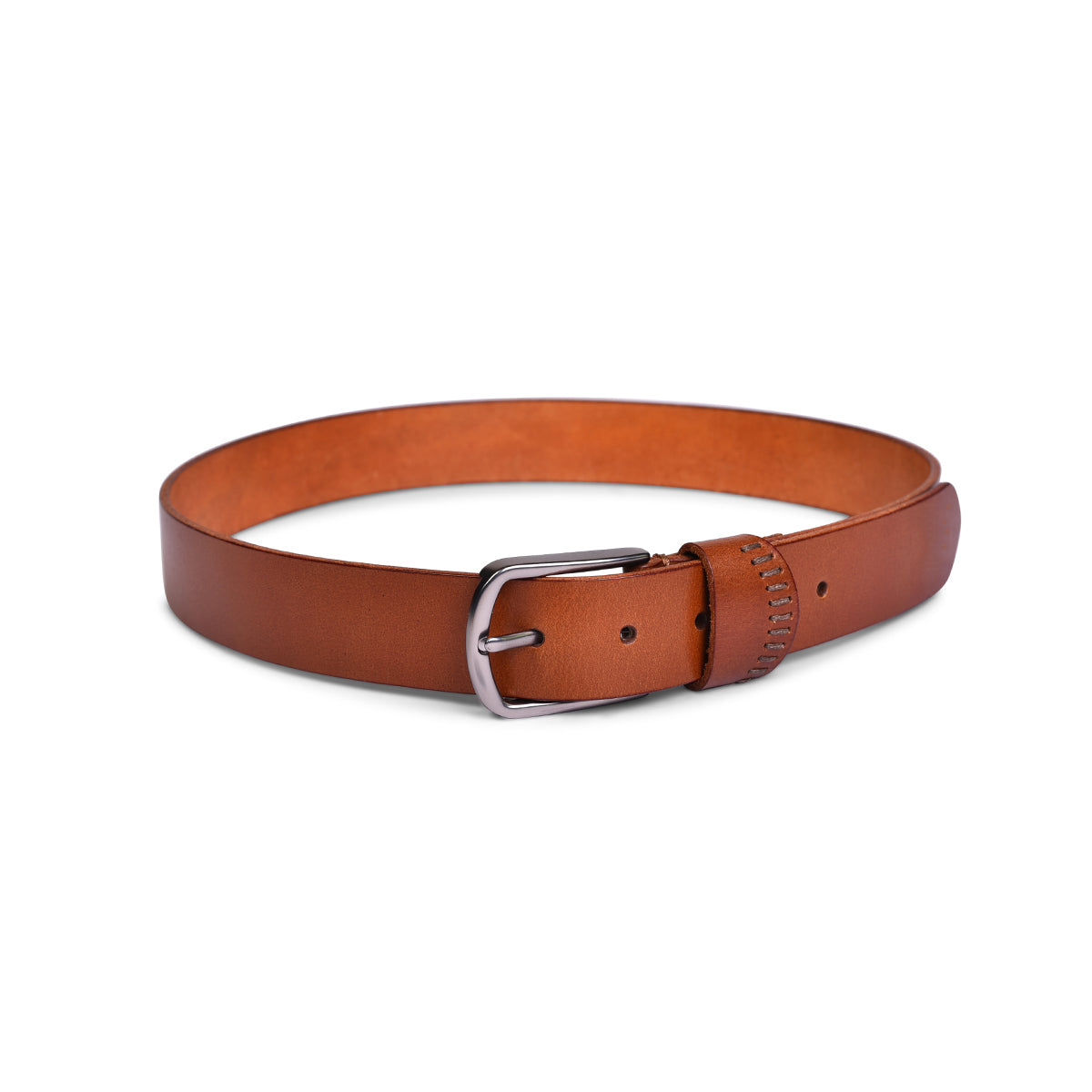 Belwaba Men Casual Tan Genuine Leather Belt