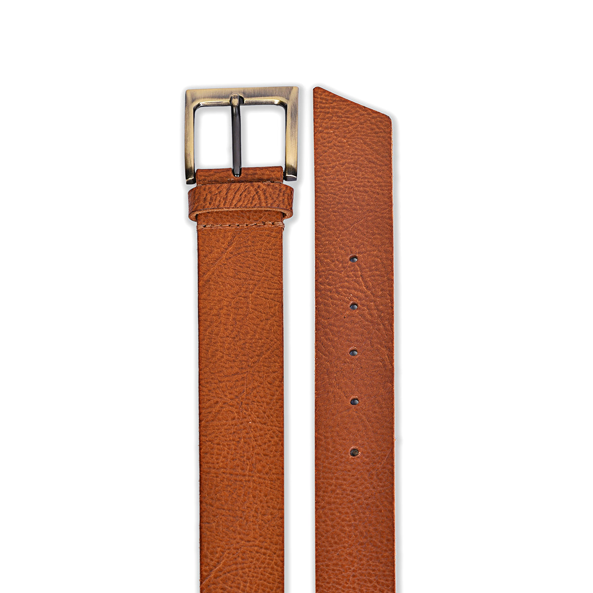 Belwaba Men Casual Tan Genuine Leather Belt