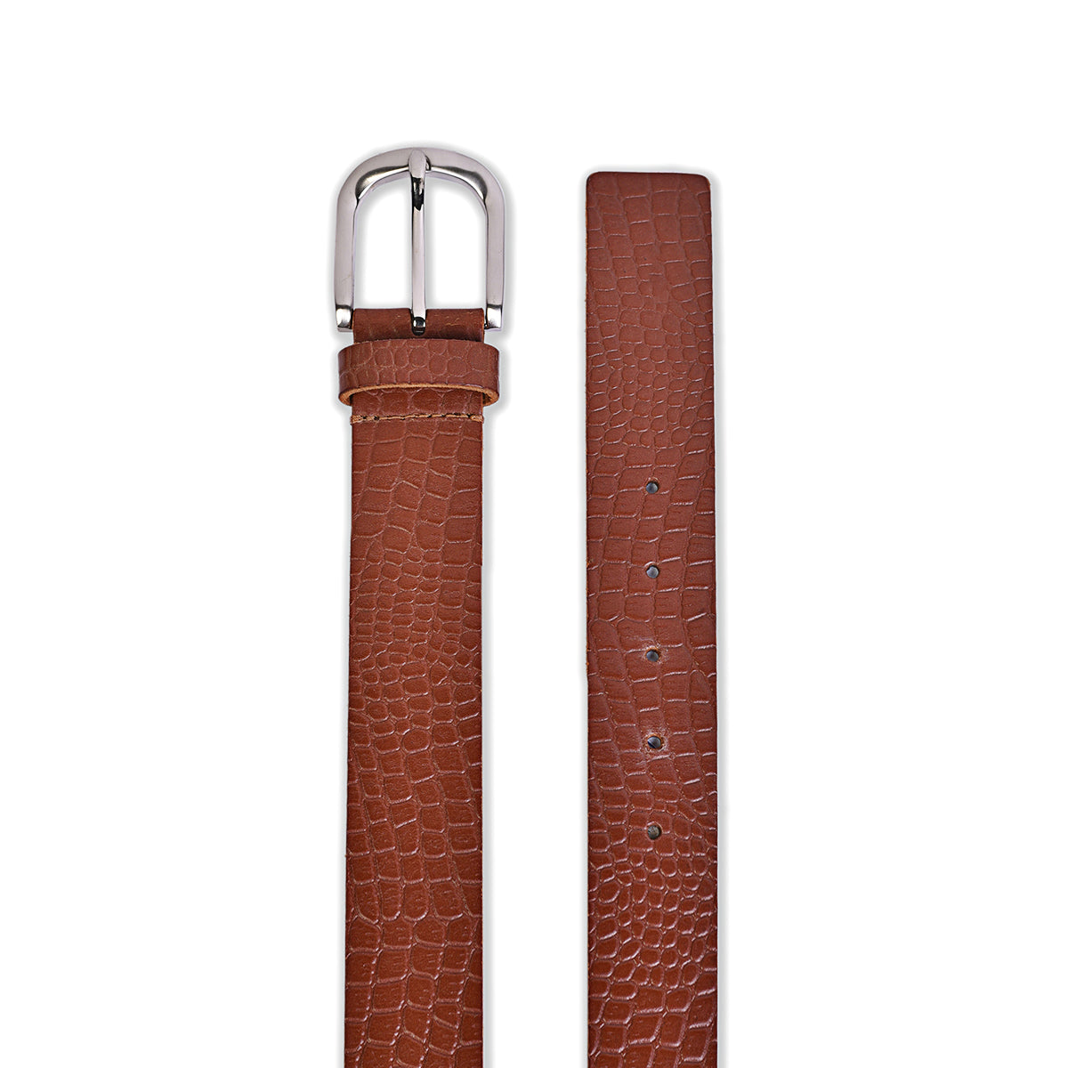 Belwaba Men Casual Brown Genuine Leather Belt