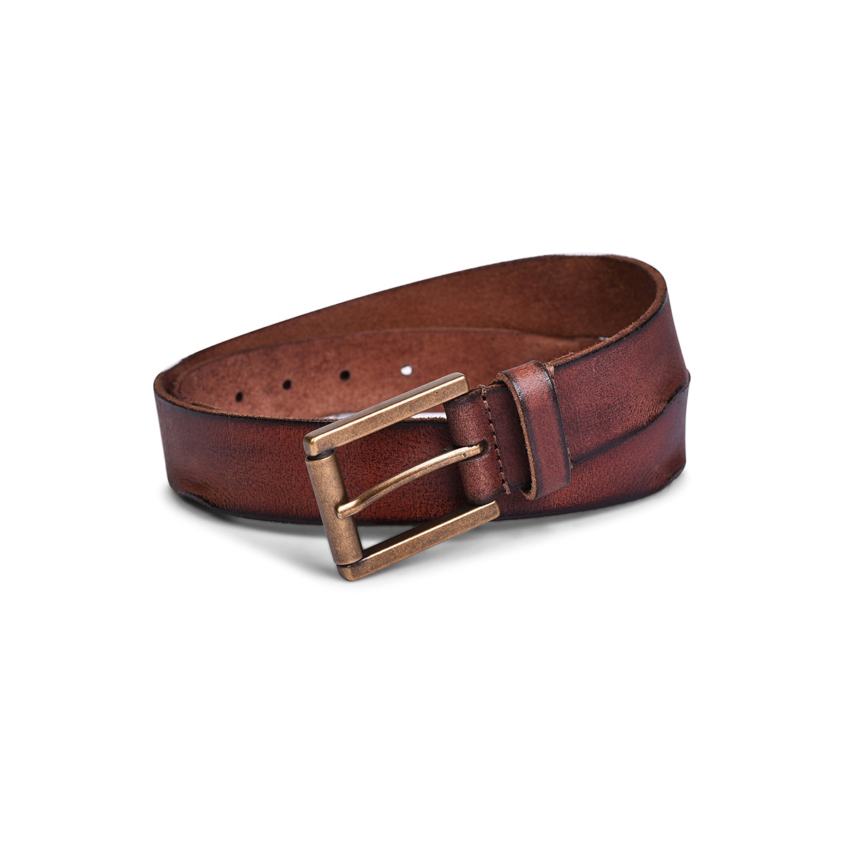 Belwaba Men Casual Brown Genuine Leather Belt