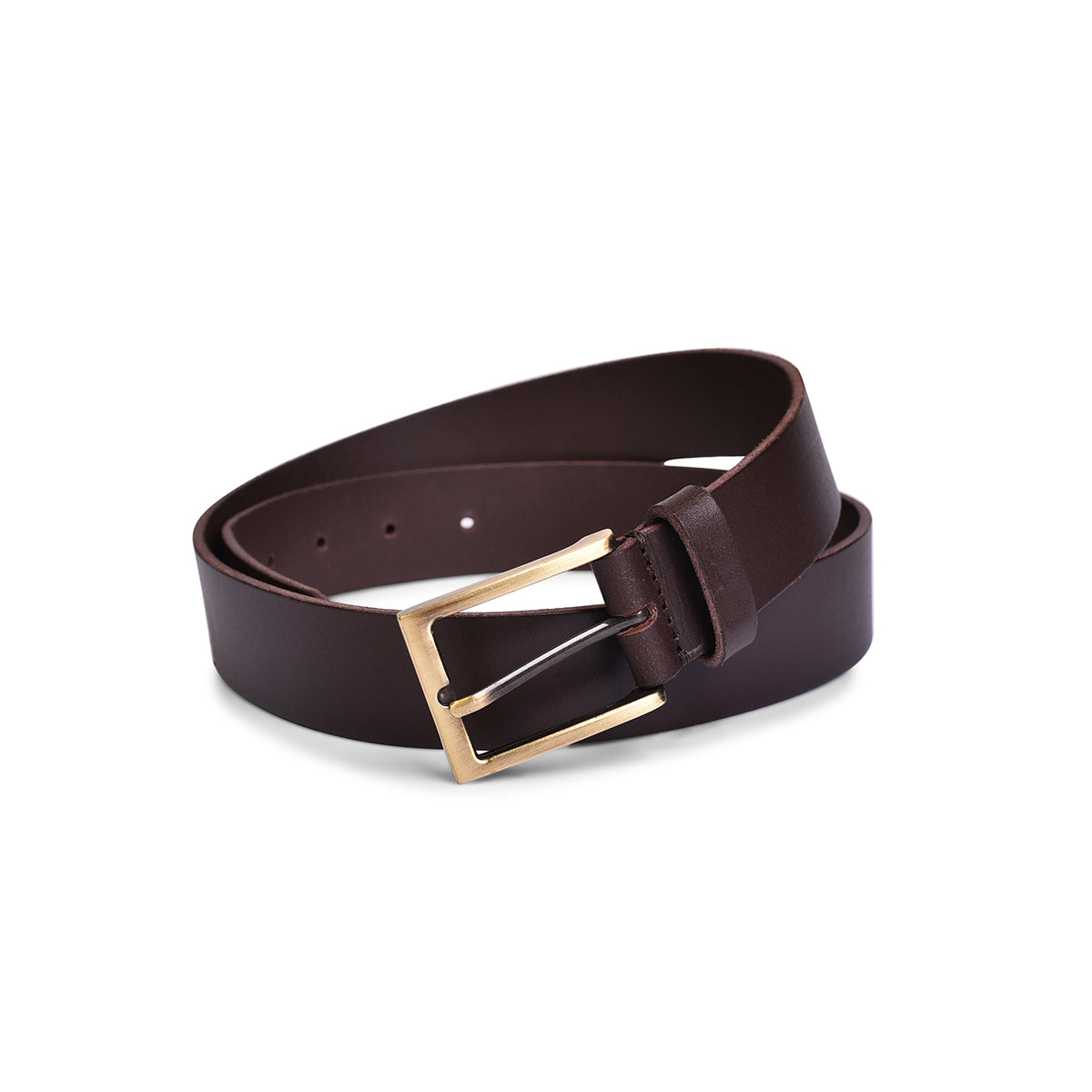 Belwaba Men Casual Brown Genuine Leather Belt