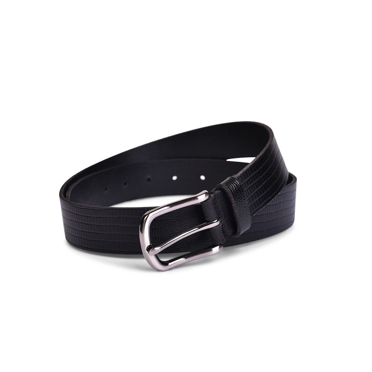 Belwaba Men Casual Black Genuine Leather Belt