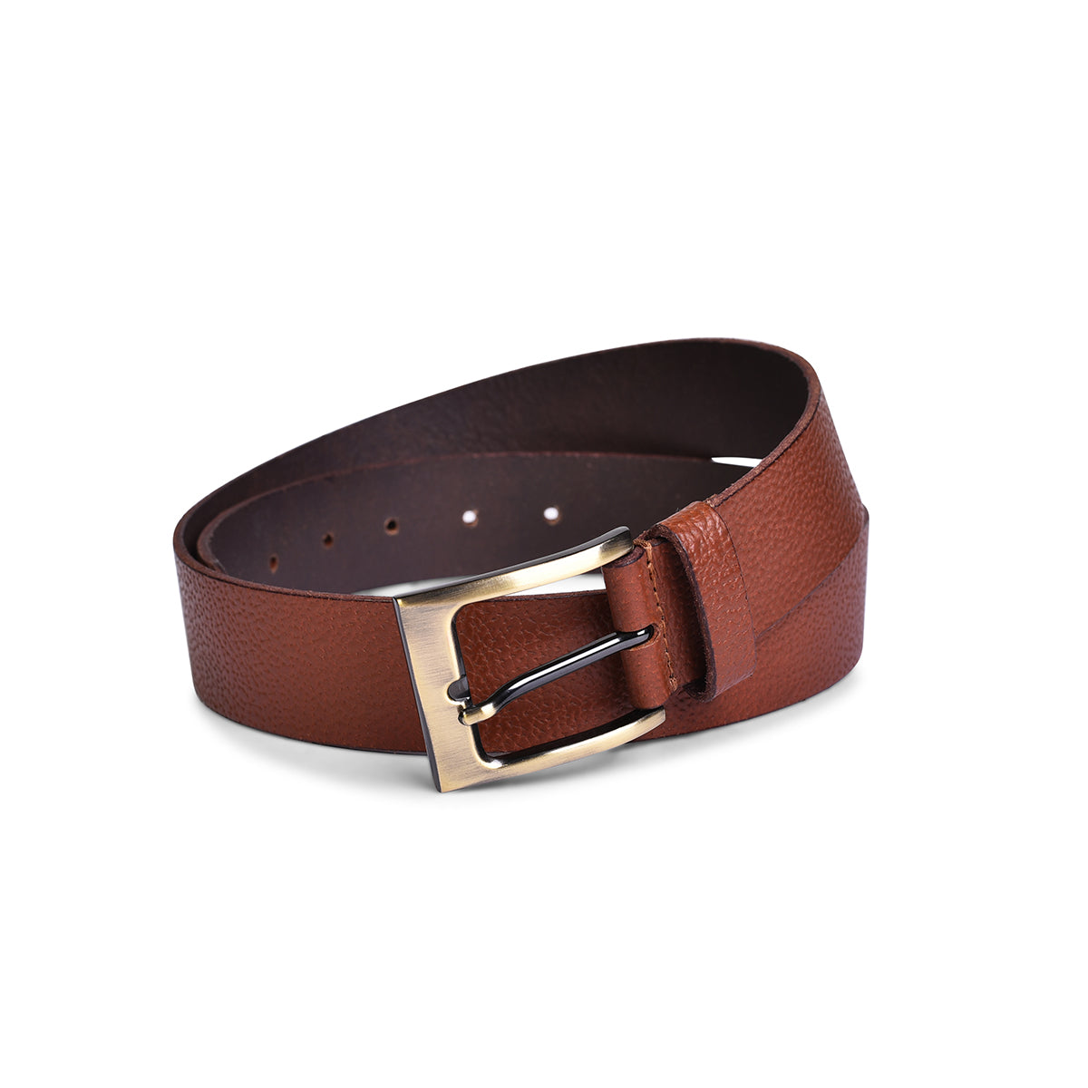 Belwaba Men Casual Brown Genuine Leather Belt